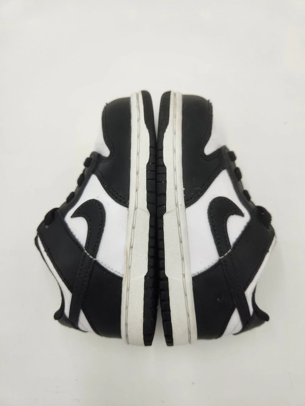 Nike Dunk Low Panda Black And White Sneakers Child Size 8c